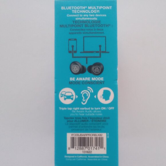 JLAB JBUDS AIR PRO ALL-AROUND TRUE WIRELESS EARBUDS WITH BLUETOOTH MULTIPOINT - Picture 4 of 13